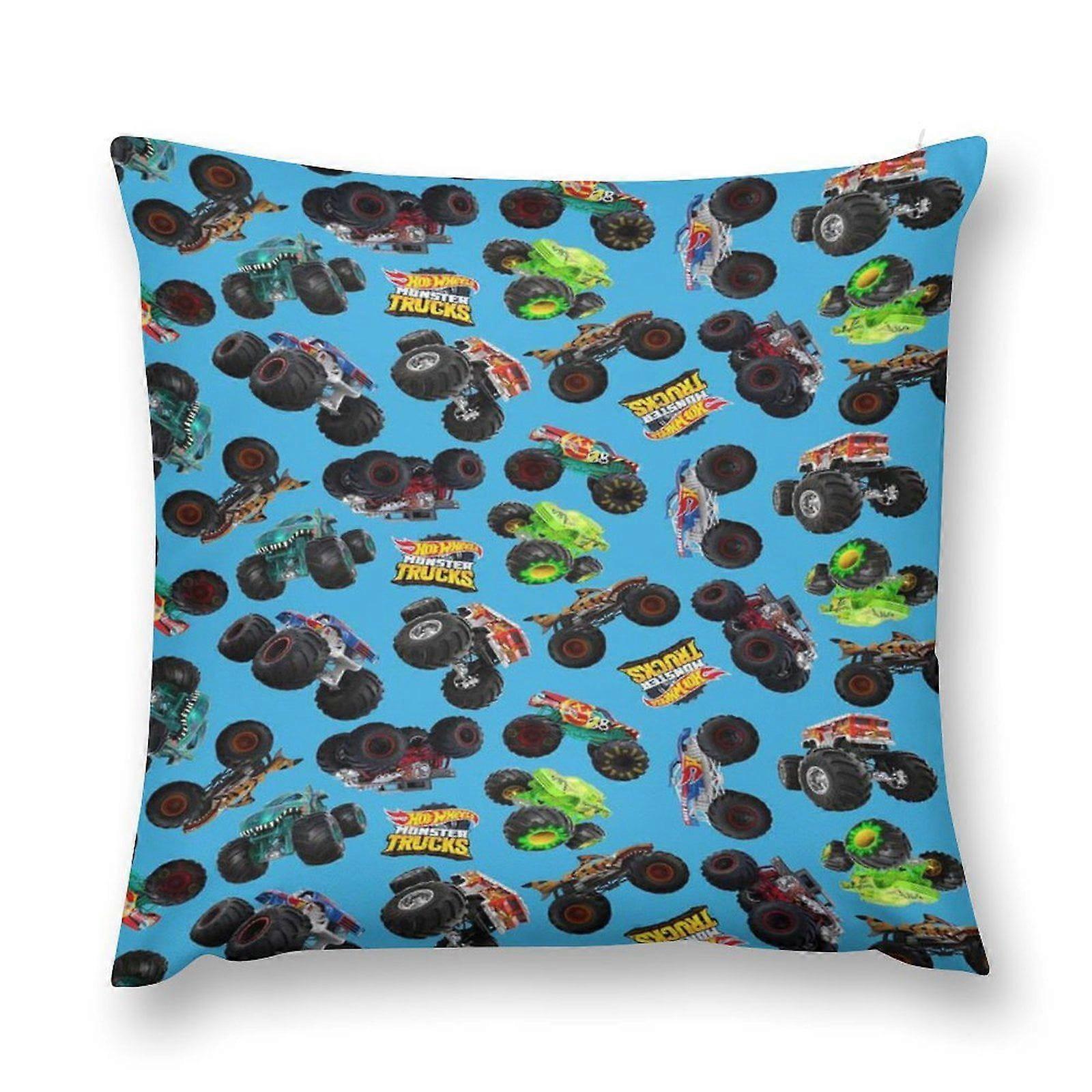 i154 Monster Jam Plush Pillow Case Throw Multisize Ultra-confortável Pillow Case Almofada Anti-fouling Protective Cases FFg154