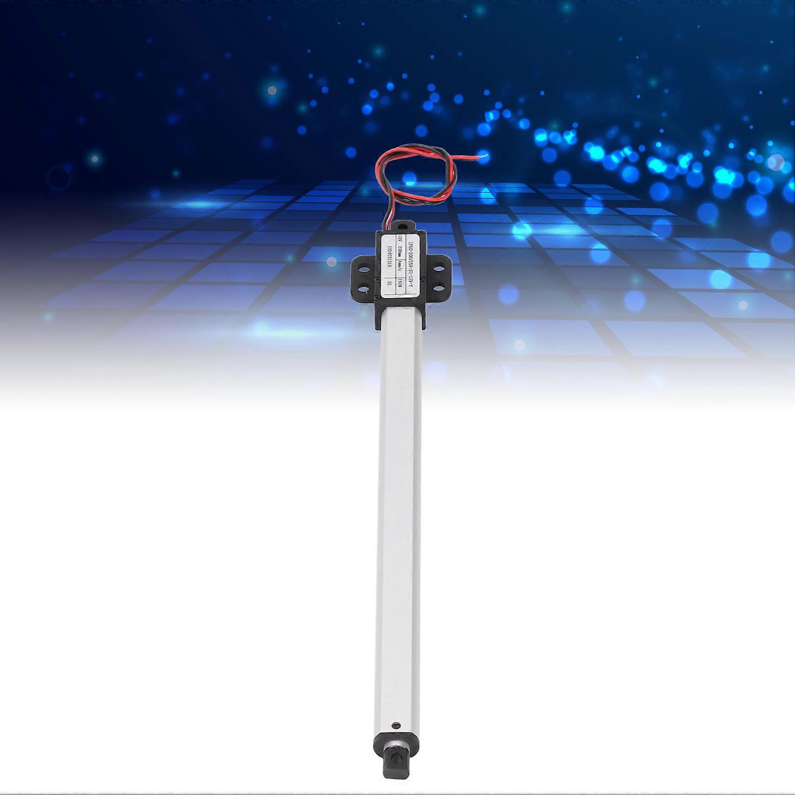 Electric Micro Linear Actuator Automatic Lifting Motion Actuator 200mm Stroke 150N Thrust 4mm/s Speed DC12V 