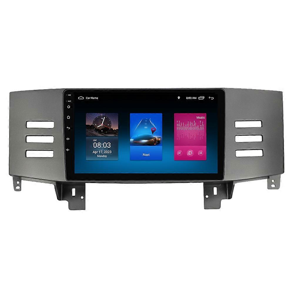 RoverOne Car Stereo Radio Bluetooth CarPlay Android Auto GPS Sat Nav Touch Screen for Toyota Mark X 1 X120 2004 - 2009