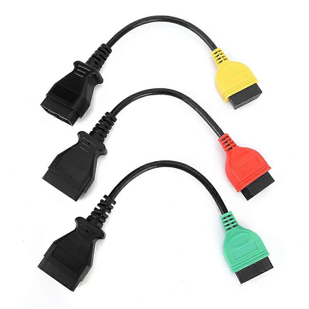 Scan adaptors for Fiat 3pcs ECU connect cable durable accessory