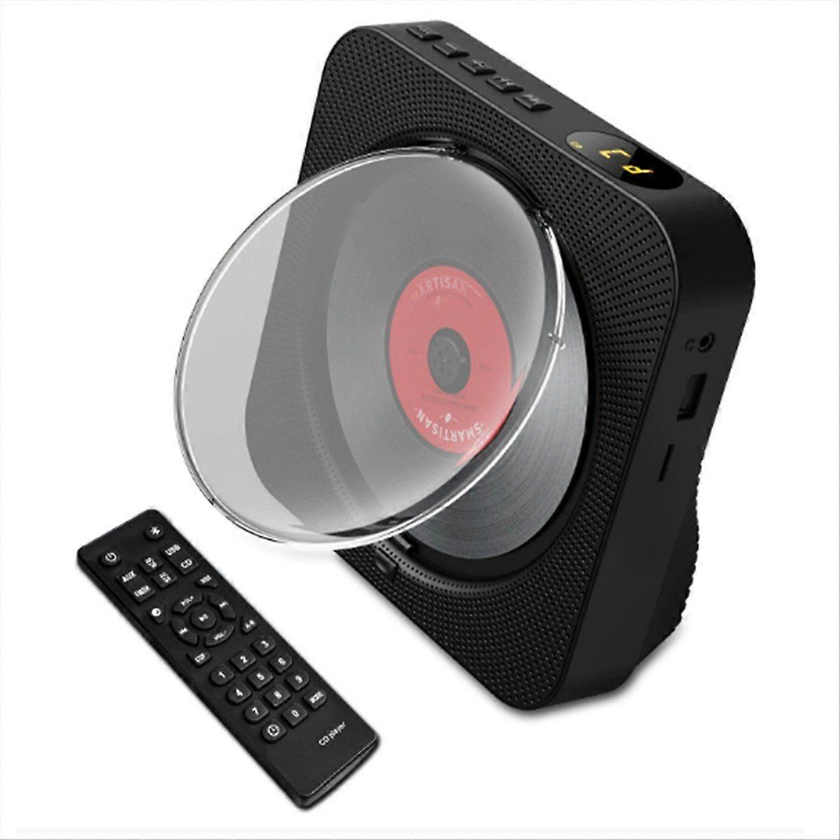 Wireless CD Player Album Player Bluetooth Speaker Learning Machine Retro Portable Music Machine Bla