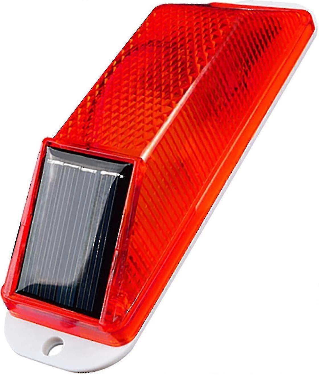 Solar Strobe Warning Light: Sensitive Led Warning Lamp Super Bright Waterproof Ip65 Wireless Light Control Flashing Beacon Barricade Construction Safe