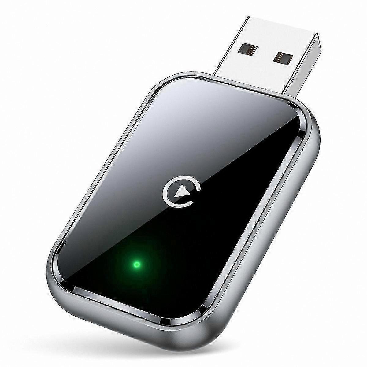 Wireless CarPlay Adapter - USB-C & Mini USB, Converts Wired to Wireless, Plug & Play Compatibility