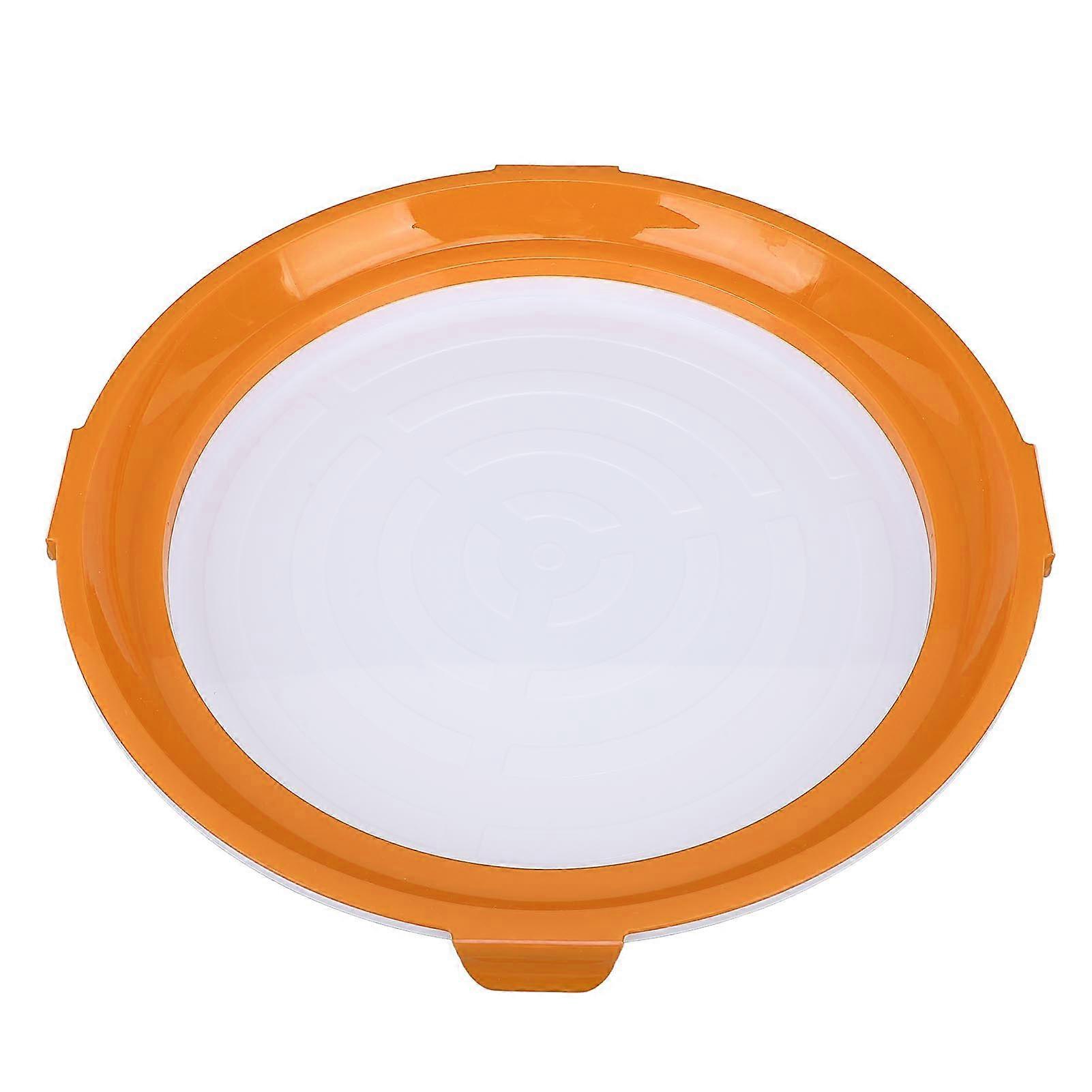 Food Preservation Tray Multipurpose Round Shape Reusable Vacuum Sealing Stackable Food Storage Tray