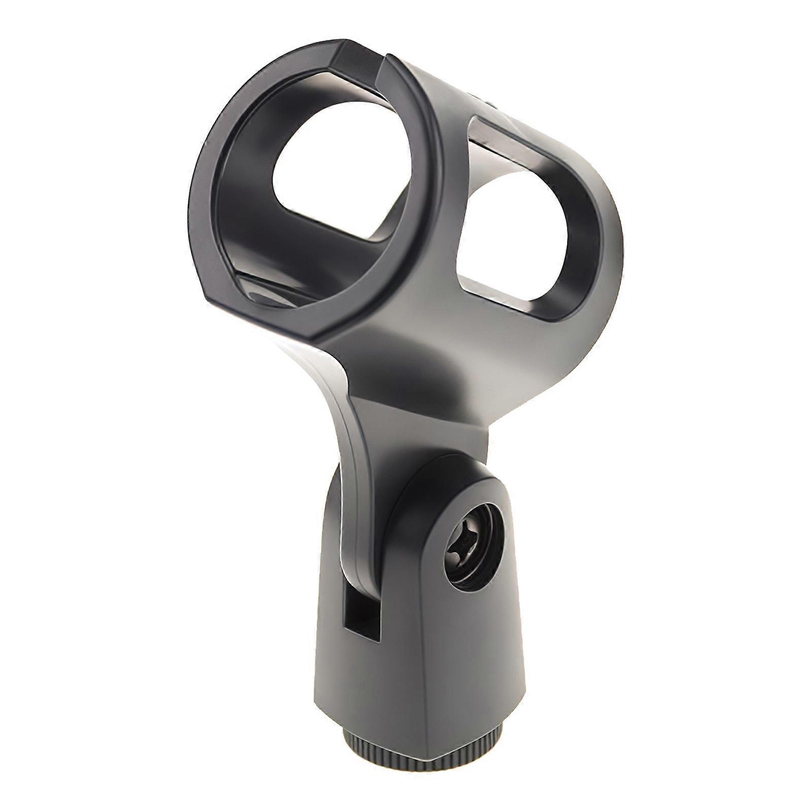 Black Mic Attachment Clip Feature Soft Contact Design Prevents Damage While Maintaining Firm Hold for Studio Gear Multicolor