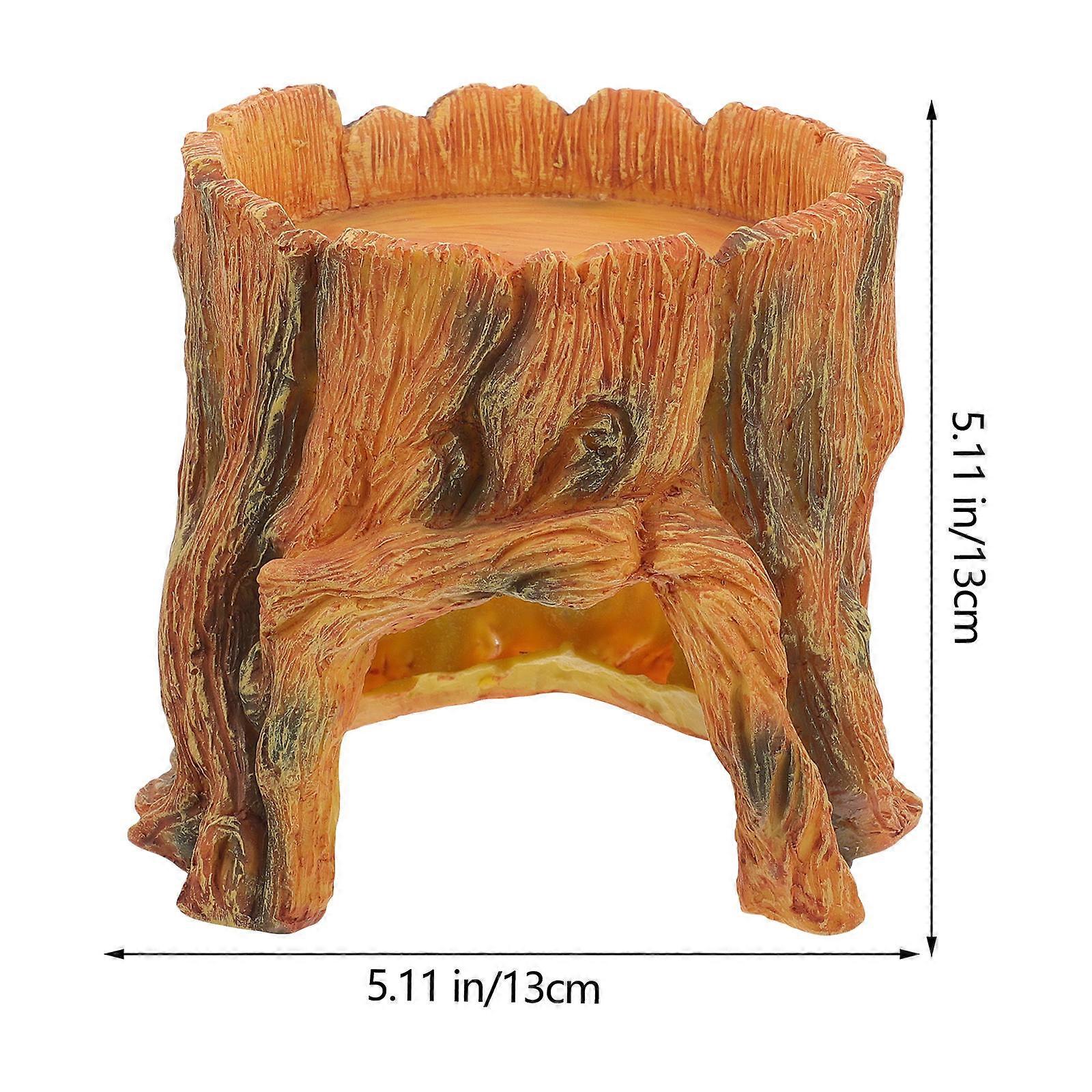 Aquarium Trunk Ornament Artificial Trunk Cave Ornament Fish Tank Hideout Decor for Fish