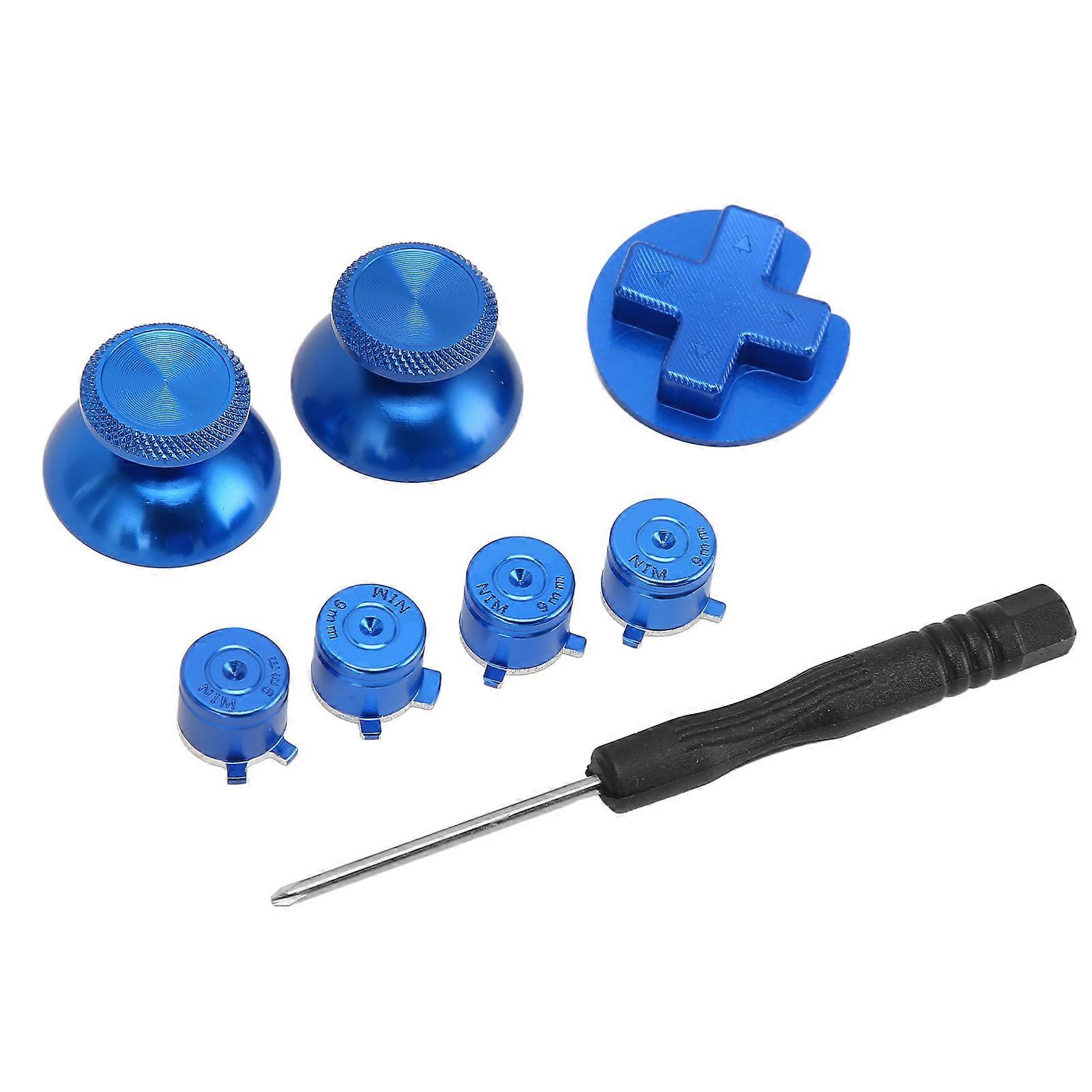 Controller Repair Buttons Set Metal DIY Replacement Joystick ABXY D Pad Keys for Switch Pro