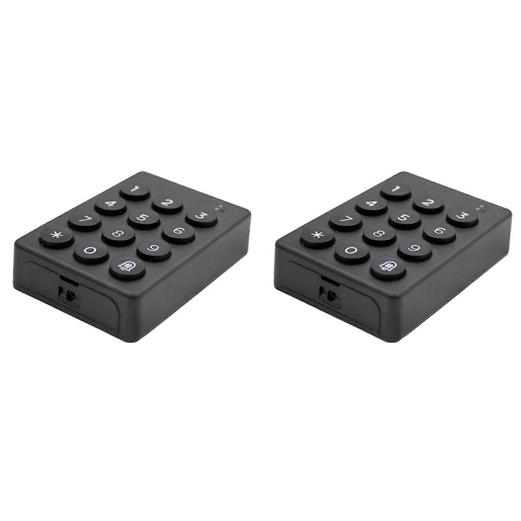 2X TTLOCK Wireless Digital Keypad Work with TTLOCK Bluetooth Smart Devices Fingerprint Lock