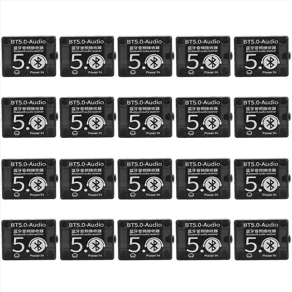 20X BT5.0 Audio Receiver MP3 Bluetooth Decoder Lossless Car Speaker Audio Amplifier Board with Case