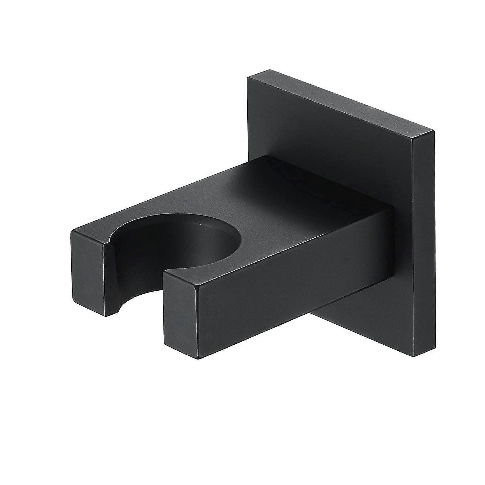 Black Brass Handheld Shower Head Holder Wall Mounted Adjustable Shower Bracket for Bathroom