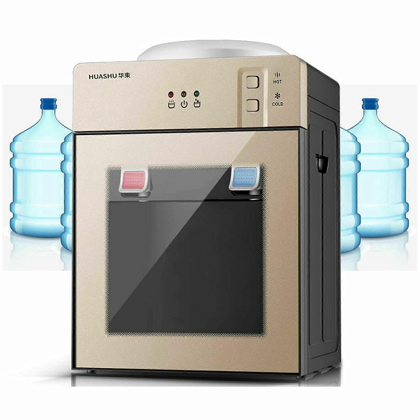 Hot and Cold Water Dispenser Countertop  Loading Cooler with Instant Heating and Rapid Cooling for Home and Office