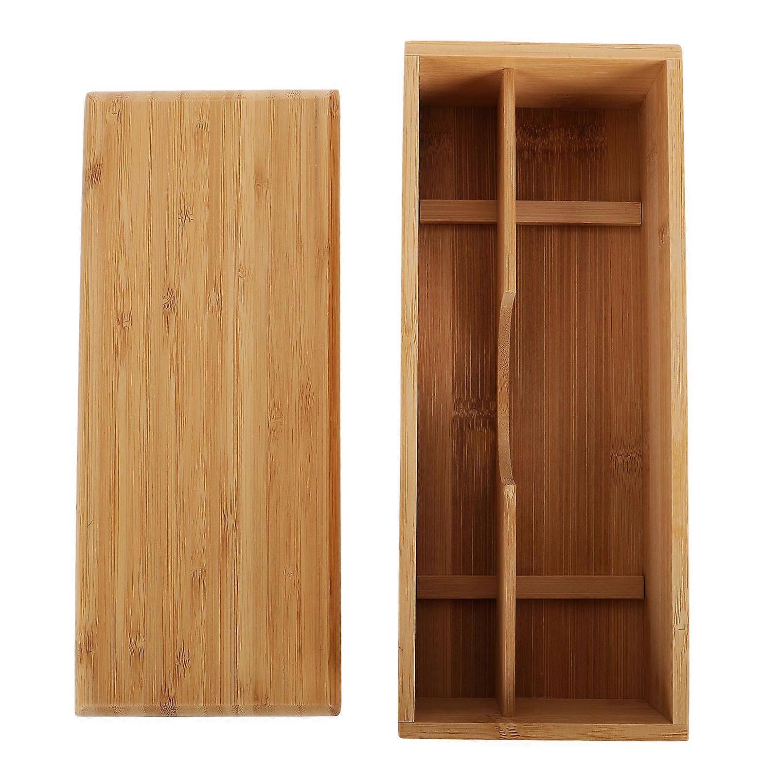 Box for Chopsticks Storage with Lid and Organizer