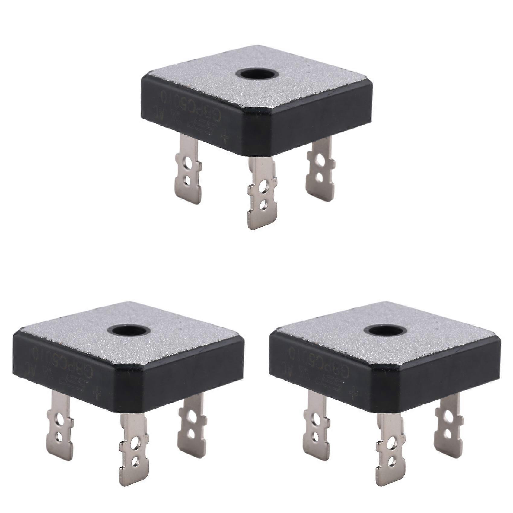 3X Bridge Rectifier 50A 1000V GBPC5010 AC to DC