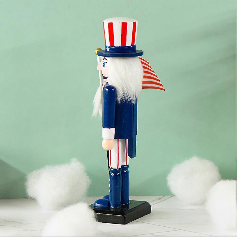 Nutcracker Doll Independence Day Soldier Modeling Ornament Party Doll Adornment