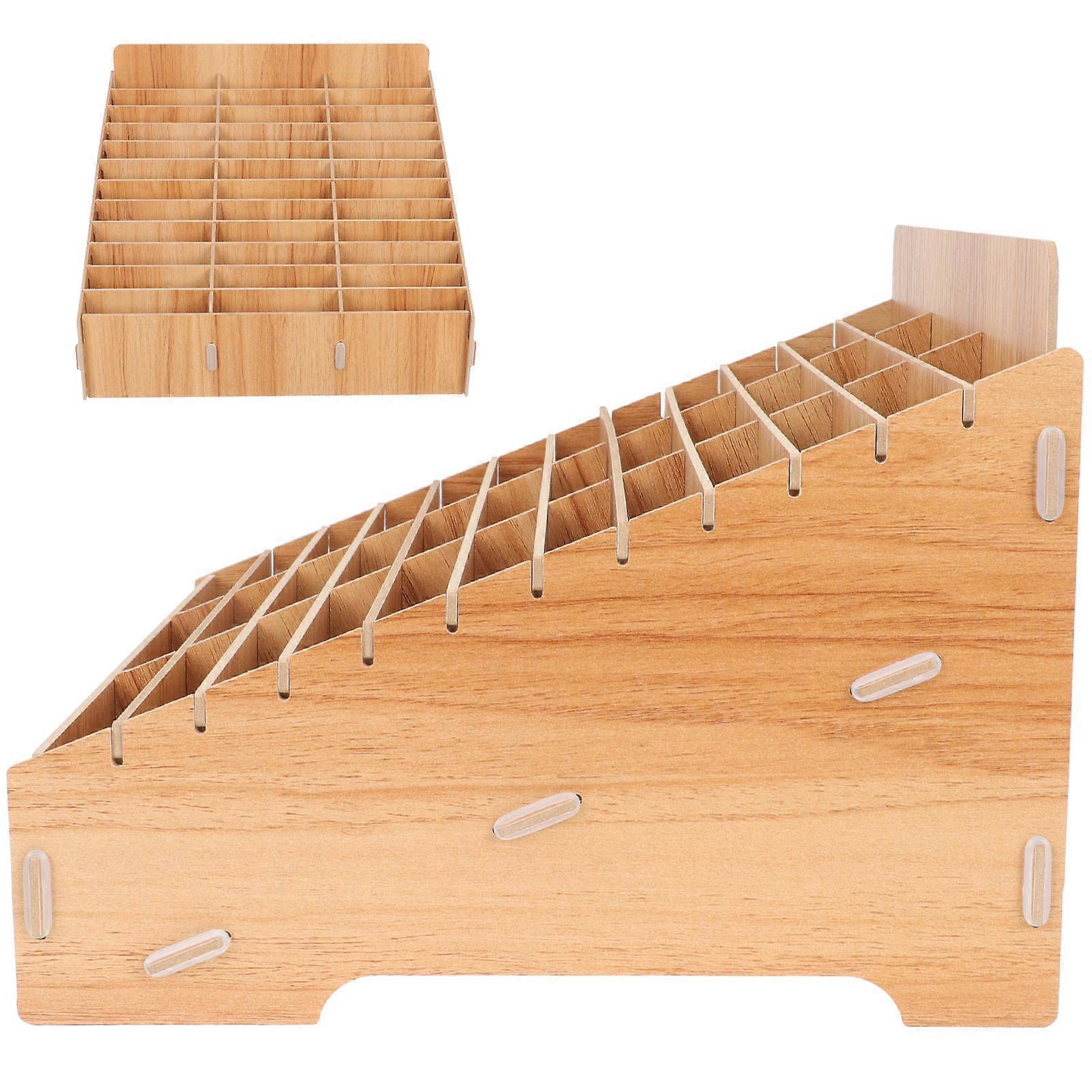 Classroom Organization And Storage Desk Storage Organizer Multi-grid Phone Box