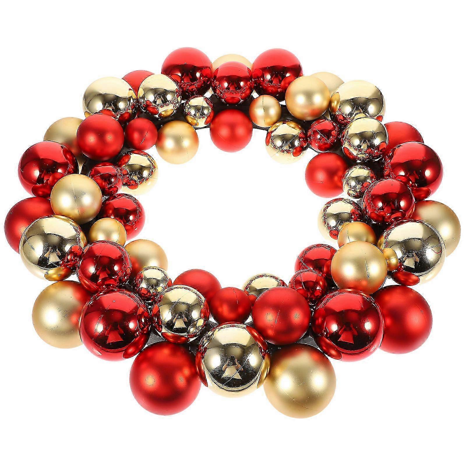 Weatherproof Hanging Wreath for Outdoor Decor Compact Design