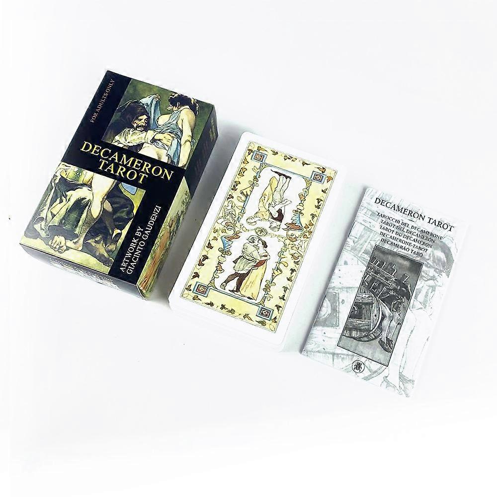  Decameron Tarot Decks English Paper Instruction Manual