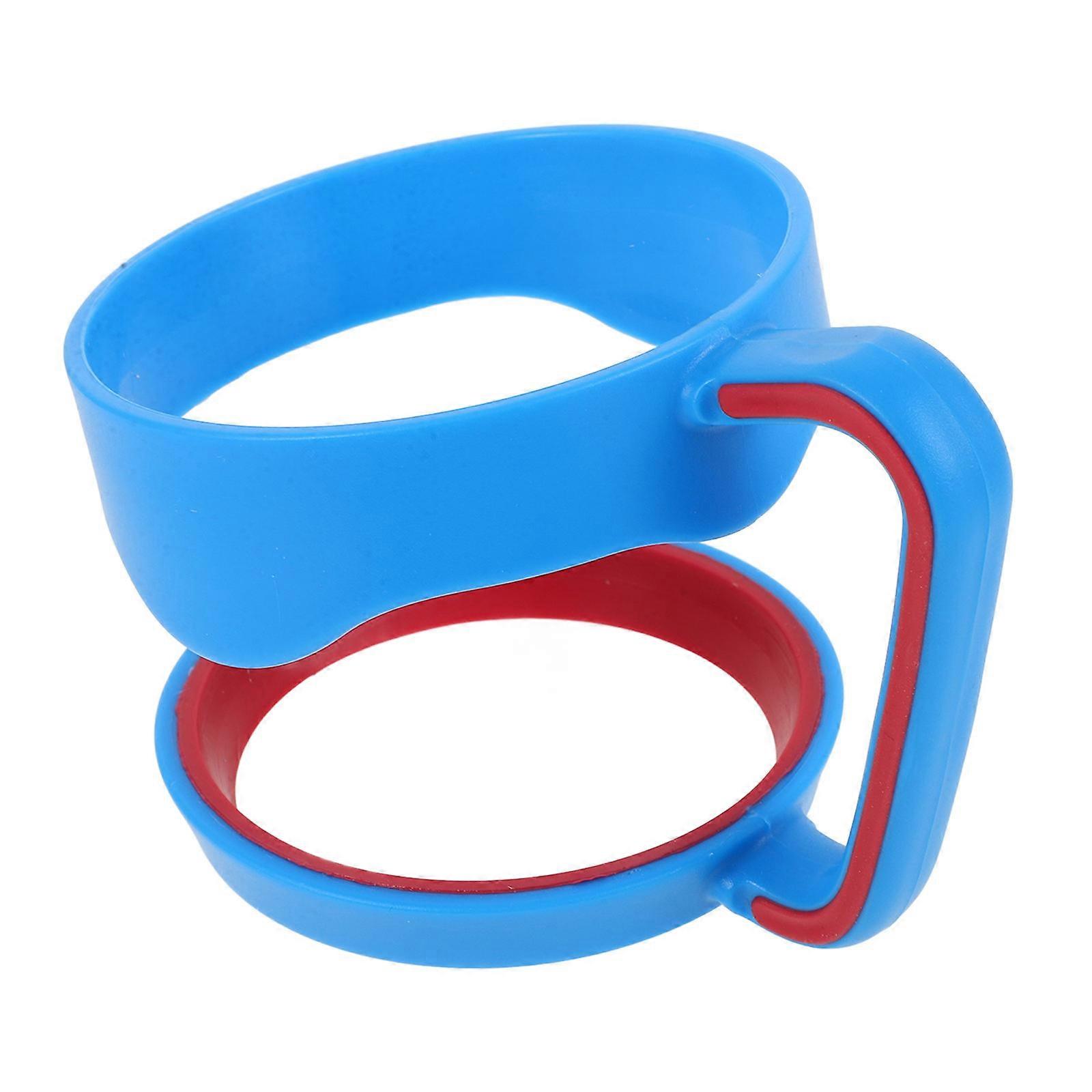 Blue Travel Mug Grip Handle for Secure Cup Holding