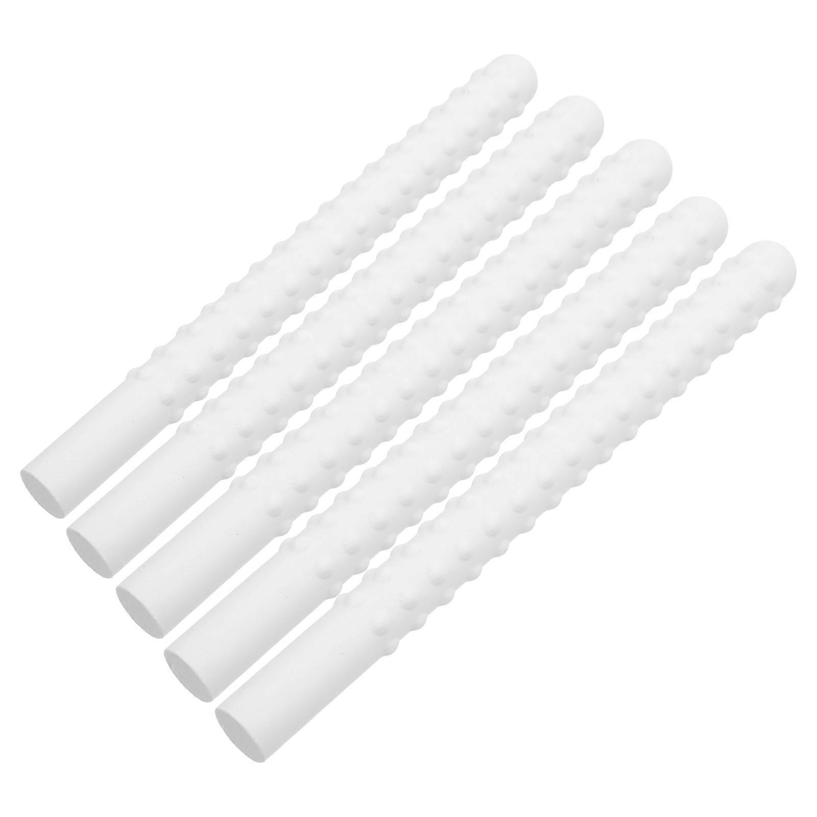 White Diatomite Drying Stick for Toys Quick Drying Rod 5Pcs Reusable