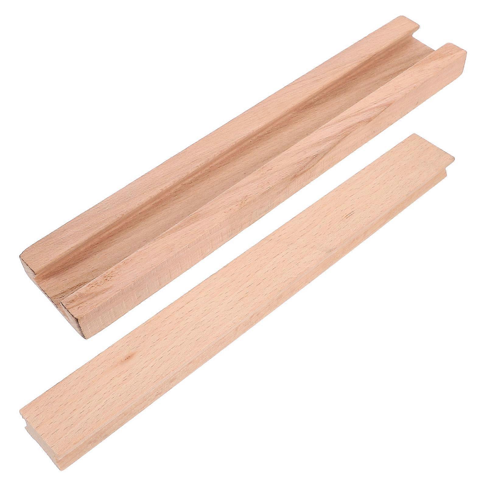 Khaki Wooden Drawer Slides for Drawer Replacement with Smooth Glide