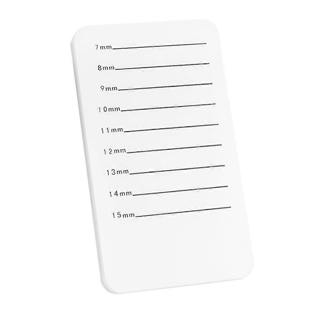 White Lash Holder for Eyelash Extension with 3Pcs Acrylic Eyelash Display Tray