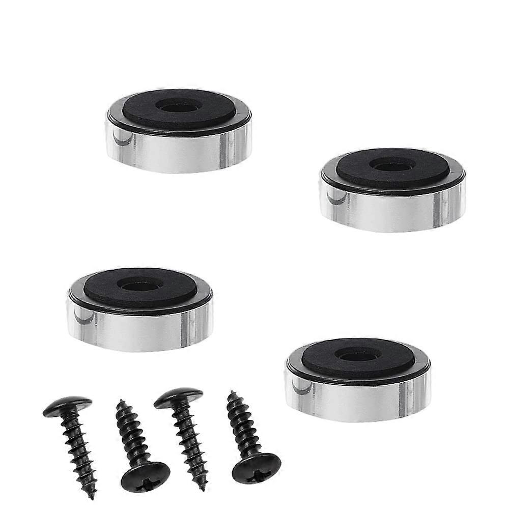 4Pcs 40mm Speaker Spikes with Vibration Noise Reduction for Home Theater and Amplifier Setup