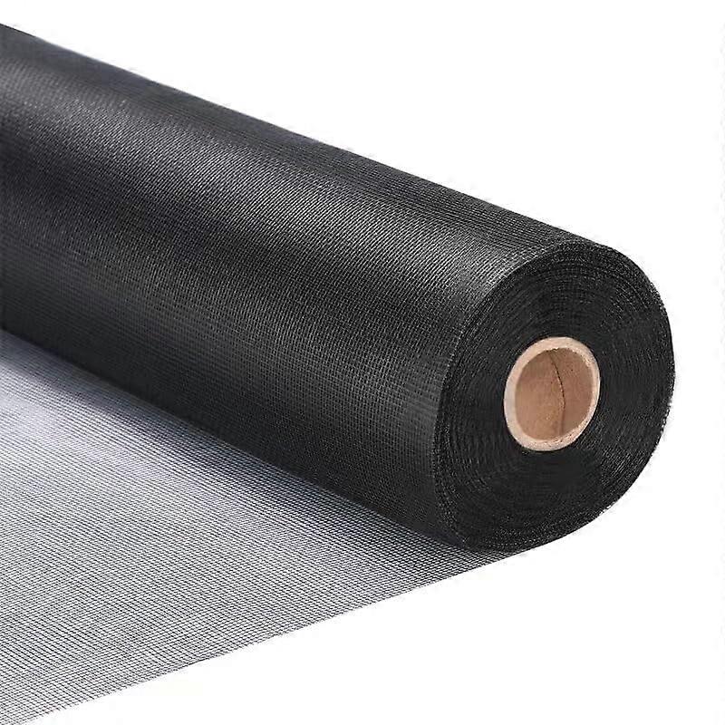 Fiberglass Window Screen Roll 36 x 100 Ft Black InsectProof Mesh for DIY Window Screen Replacement