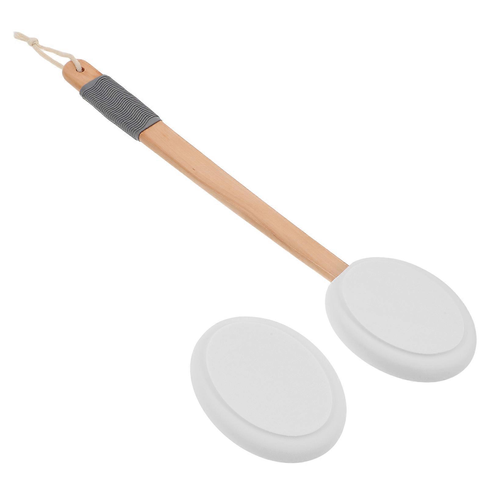 Back Lotion Applicator Body Brush for Moisturizer Application 1Set White