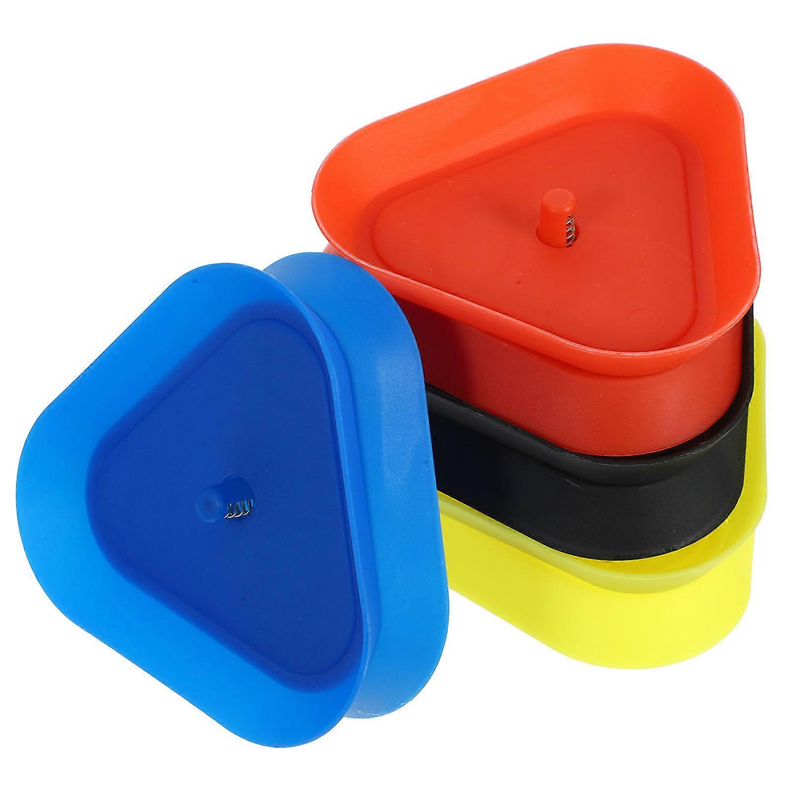 Playing Card Holders Triangle Poker Card Stand for Home Use 4Pcs