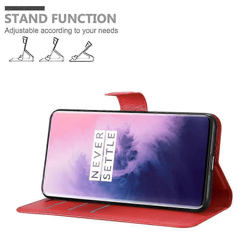 OnePlus 7 PRO Case - Protective Case with Card Slots and Stand Function