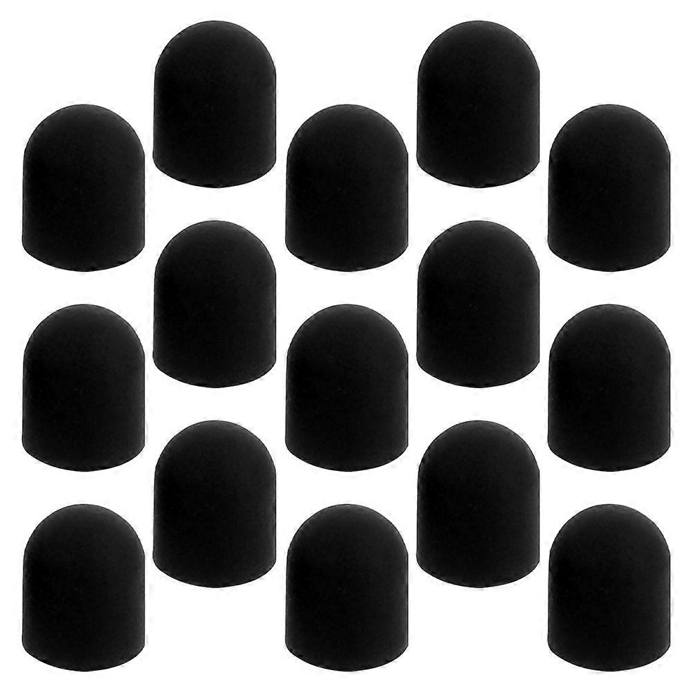Smooth Writing Capacitive Stylus Pen Replacement Tips Black 15Pcs
