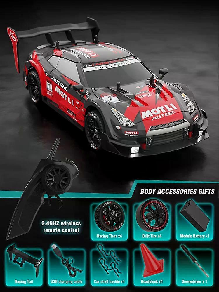 Voiture de course radiocommand��e 4WD RC 1/14, v��hicule de course ��lectrique �� grande vitesse 50 Km/h pour enfants, jouets pour gar?ons, cade