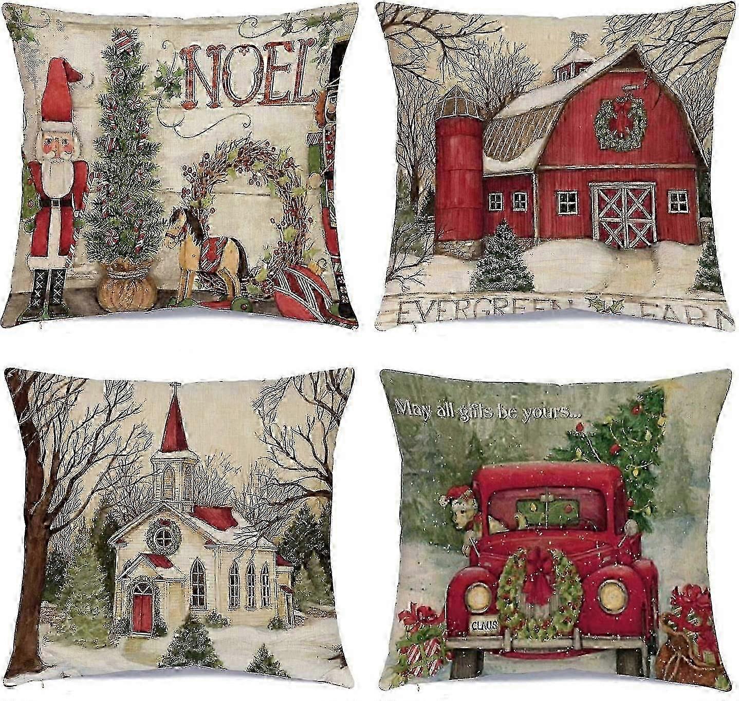 Christmas Pillow Cover Set
