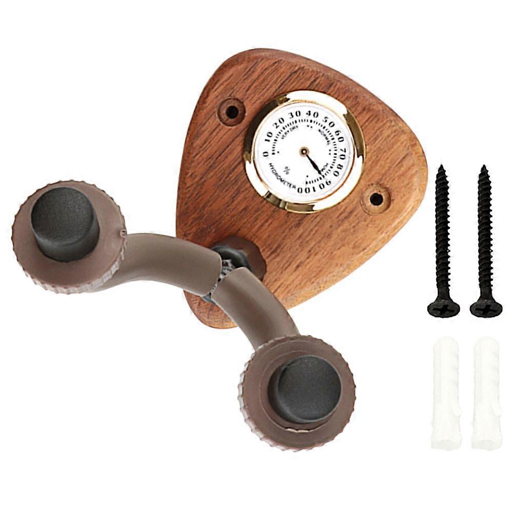 Guitar Wall Mount Hanger Featuring Hygrometer Technology For Indoor Studio Usage In Assorted Color Preventing Damage 5Pcs