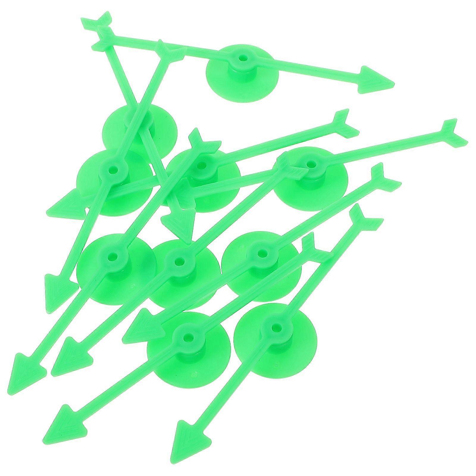 10pcs Game Arrow Spinners Suction Cup Game Spinners Desktop Game Prop Spinners