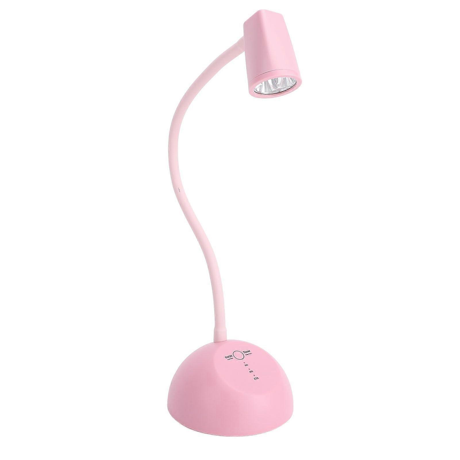 LED Nail Lamp Rechargeable Cordless Touch Sensor with 30/60s Timer Flexible Gooseneck for Gel Nails
