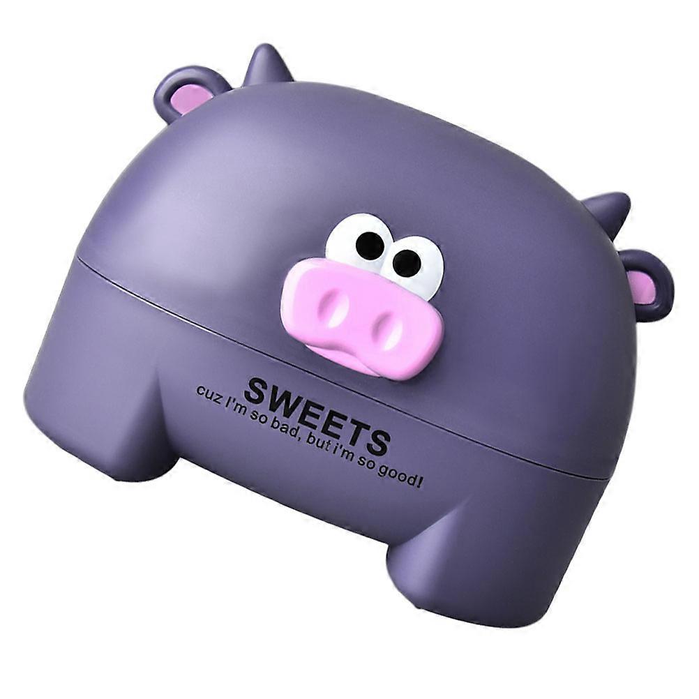 Tissue Storage Box Calf Modeling for Home Use 1Pcs Purple ABS