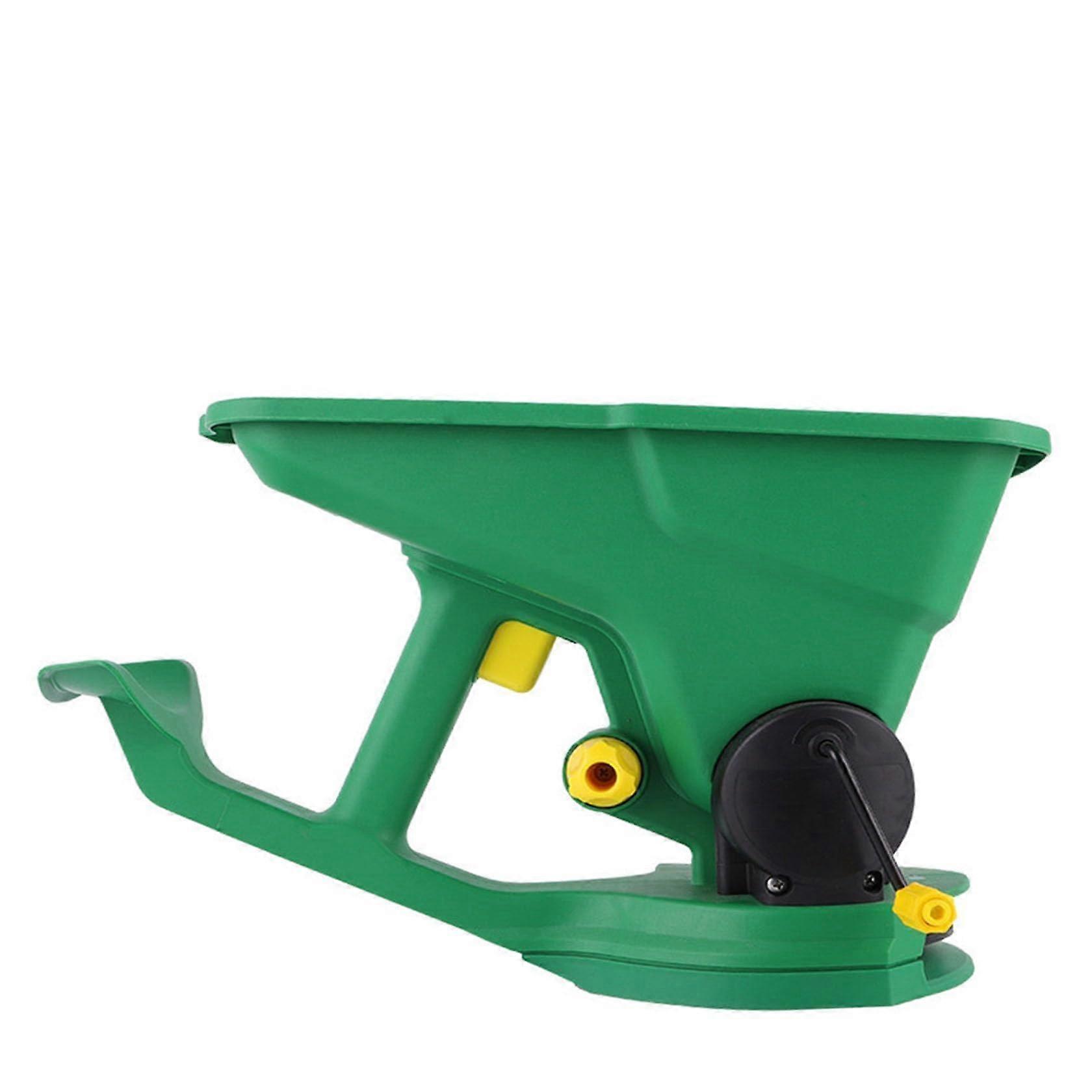 Hand Seed Spreader with Adjustable Seed Flow, MultiPurpose Fertilizer Spreader for Lawns Gardens