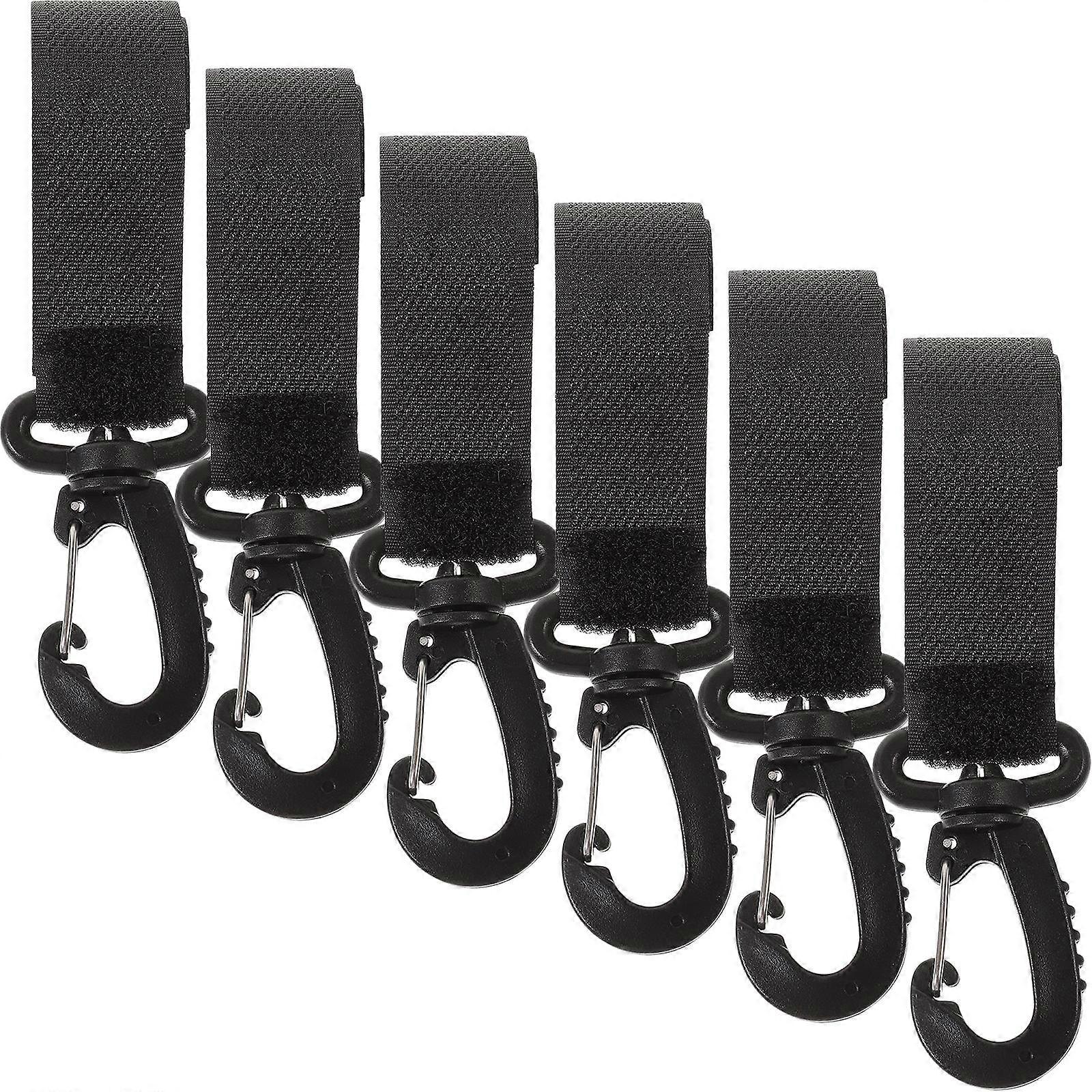 Plastic Baby Stroller Hooks for Hanging 6Pcs Rotatable Design Hooks