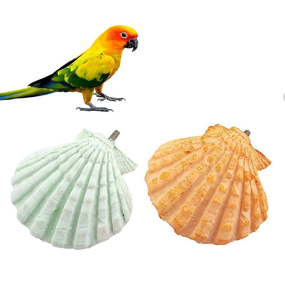 Animal Teeth Griding Stone Shell Design for Pet with 2Pcs Small Pets