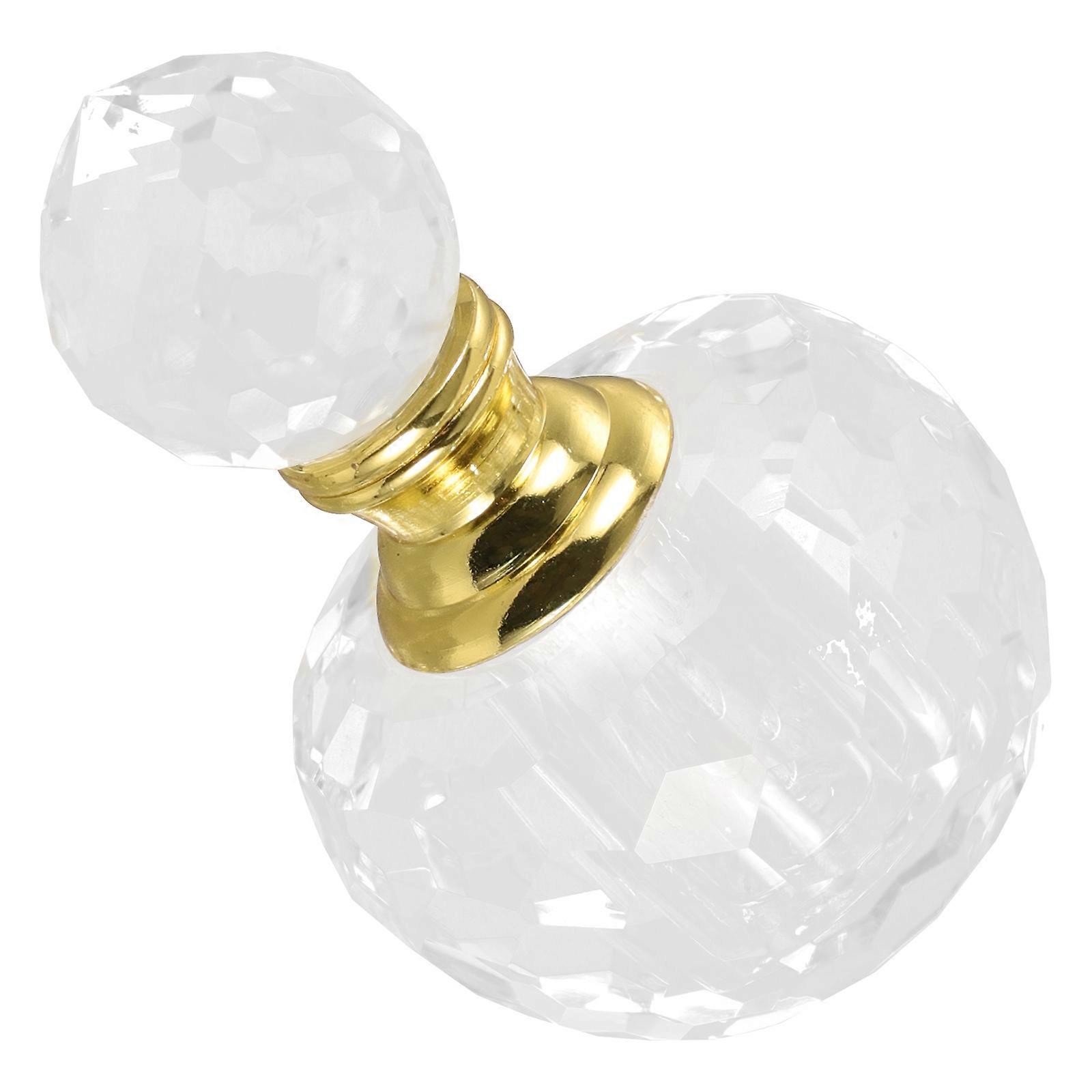 Refillable Perfume Bottle Crystal Essential Oil Bottle for Storage 2Pcs