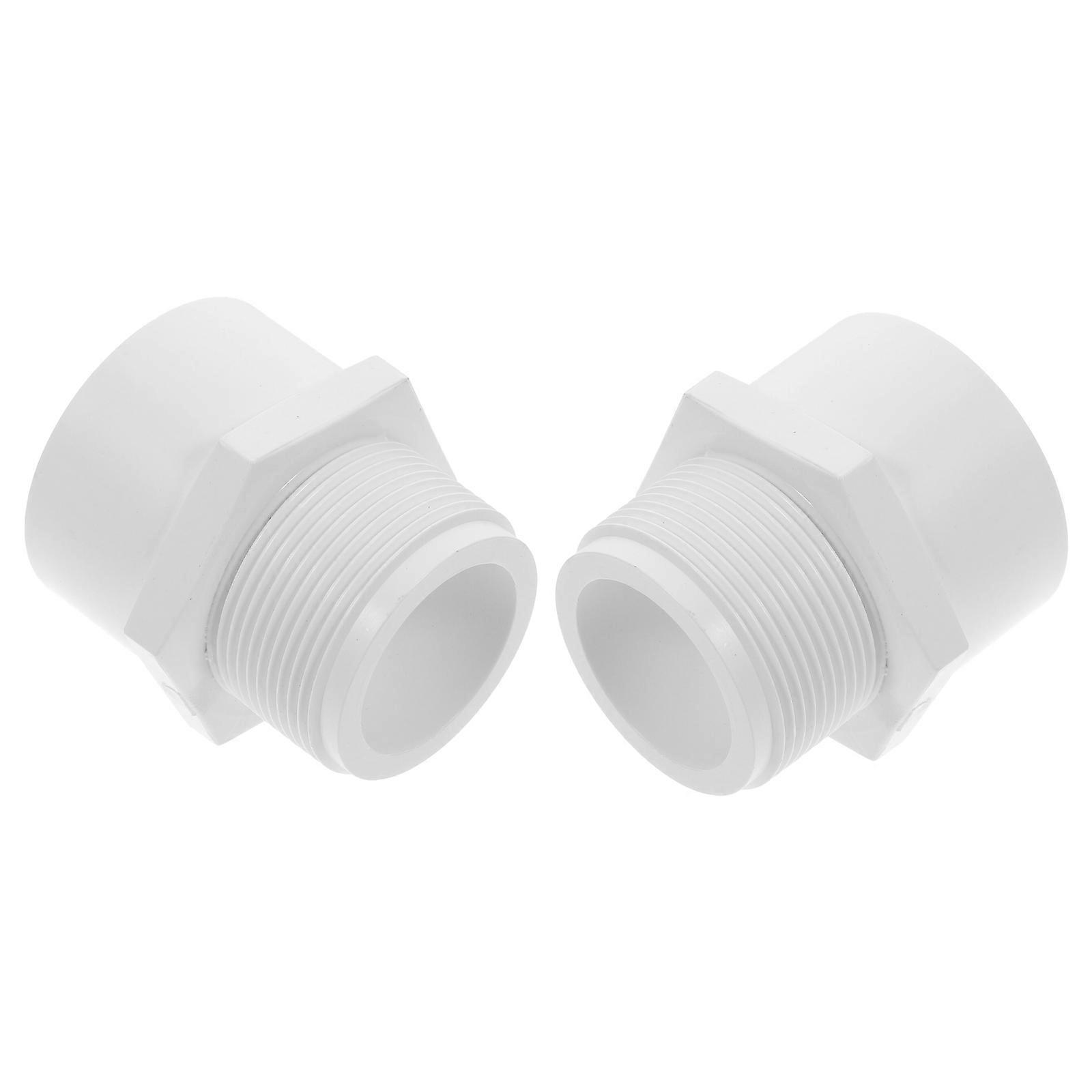 PVC Pipe Fitting Npt Male Thread Connector for Plumbing Use 6Pcs