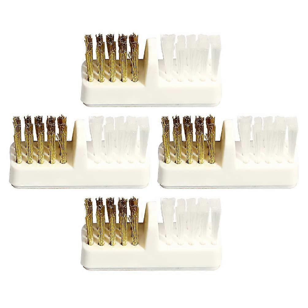 Nail Drill Cleaning Brush Set with Durable Copper Wire Bristles for Efficient Dust and Debris Removal