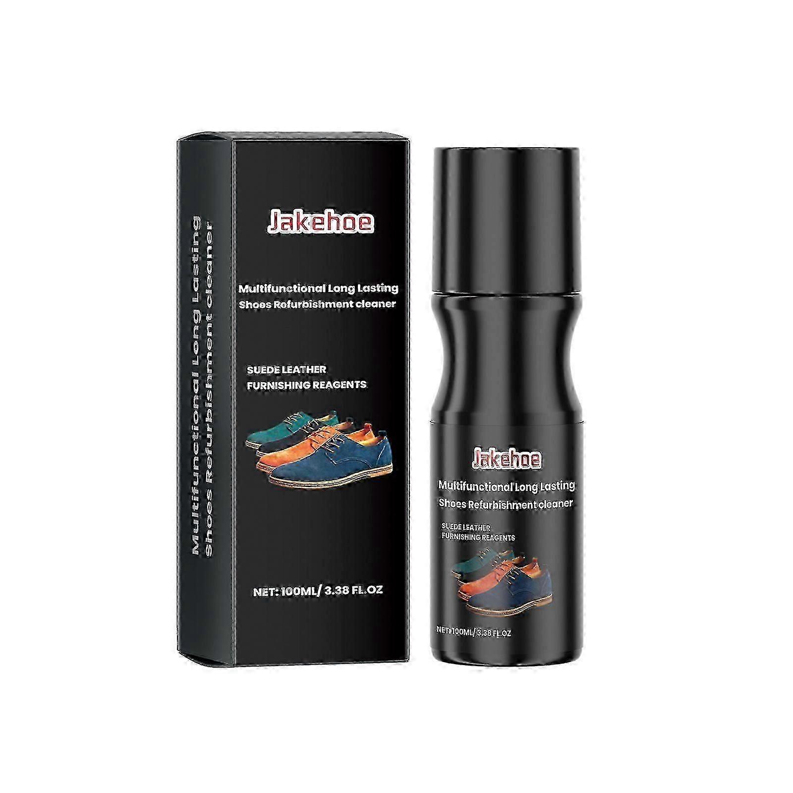 Black Sneaker Cleaner - Multi-Functional, Stain-Prevention & Gentle Care, 100ml