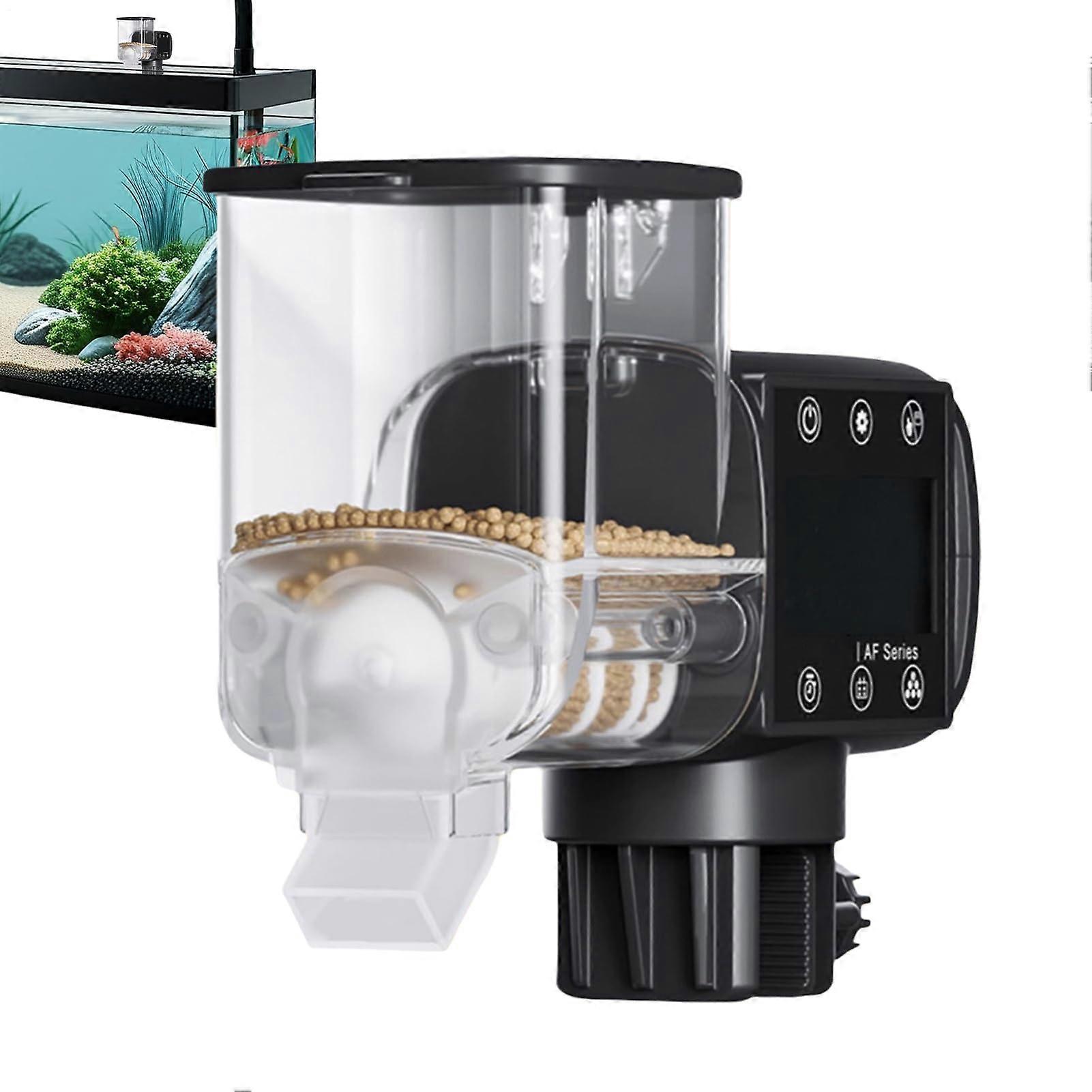 Automatic Fish Feeder with Programmable Timer and MoistureProof Design for Aquarium