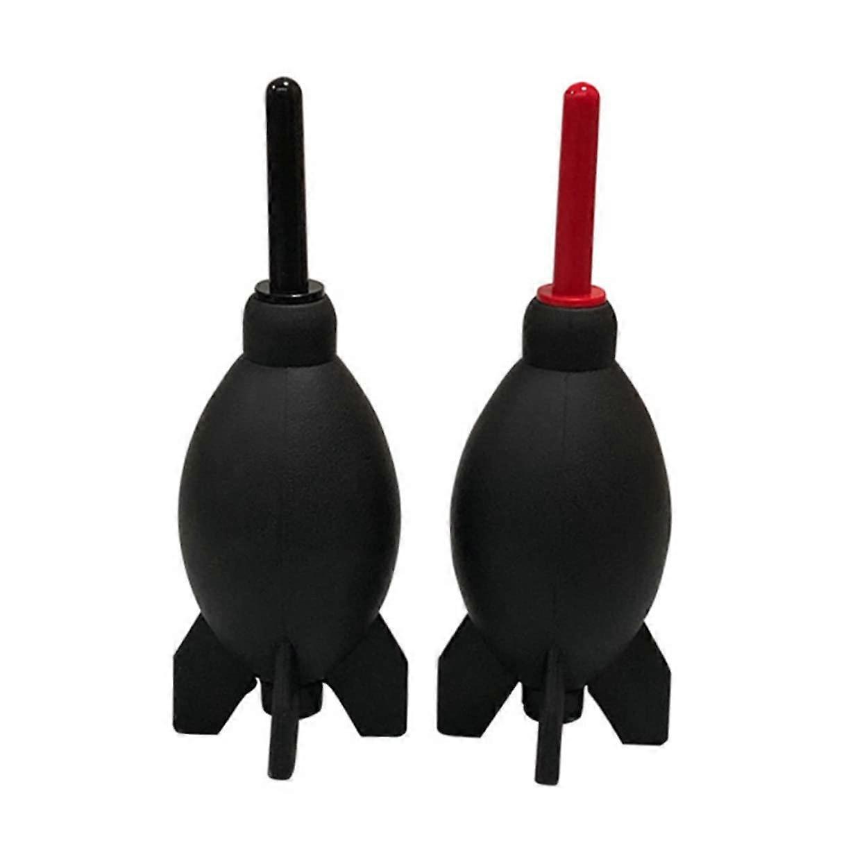 6pcs Air Blower for Electronics Powerful Rocket Shape Dust Cleaner for Camera Lens Keyboard Red Black