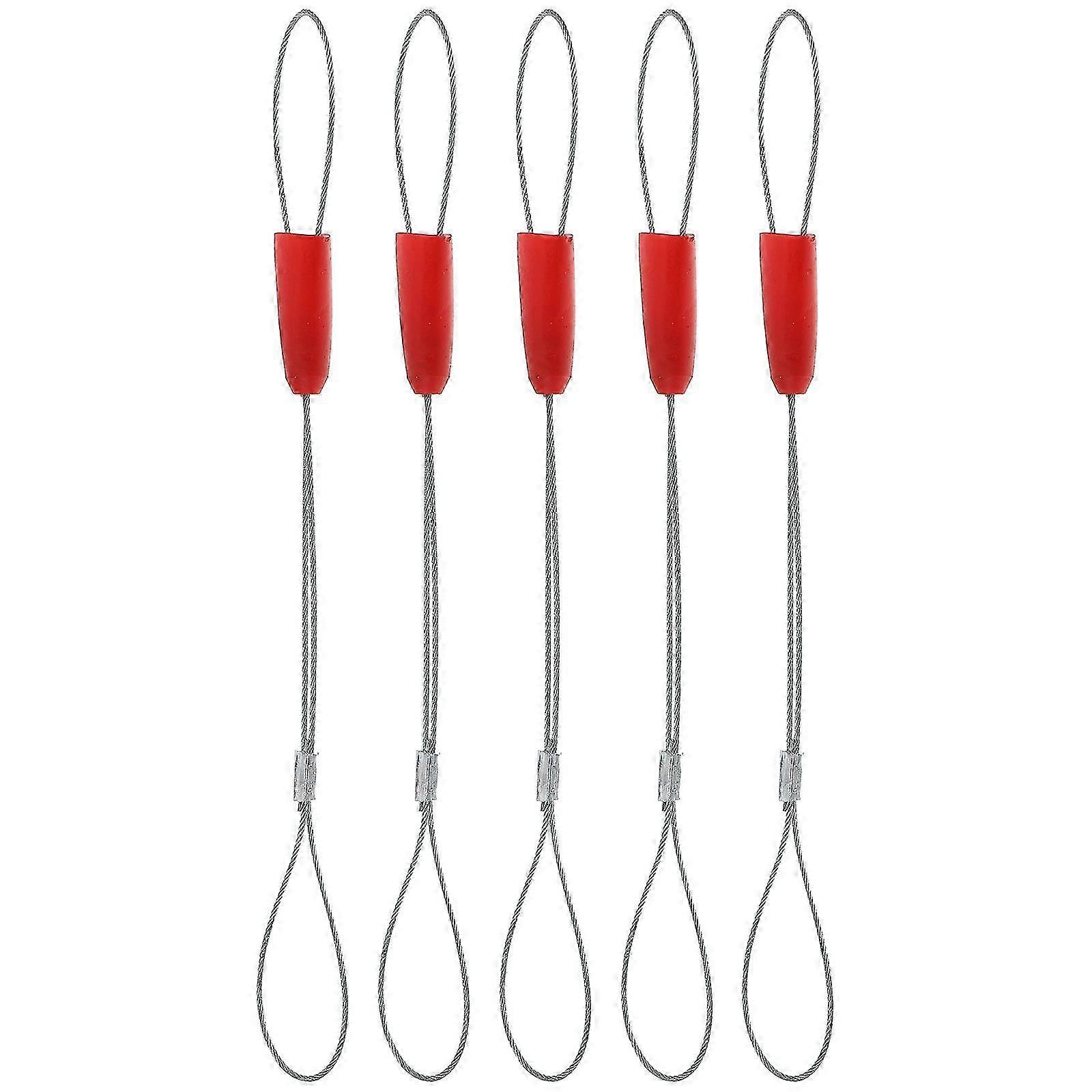 Electrician Cable Pullers Wire Traction Puller Tool for Home 5Pcs Silver