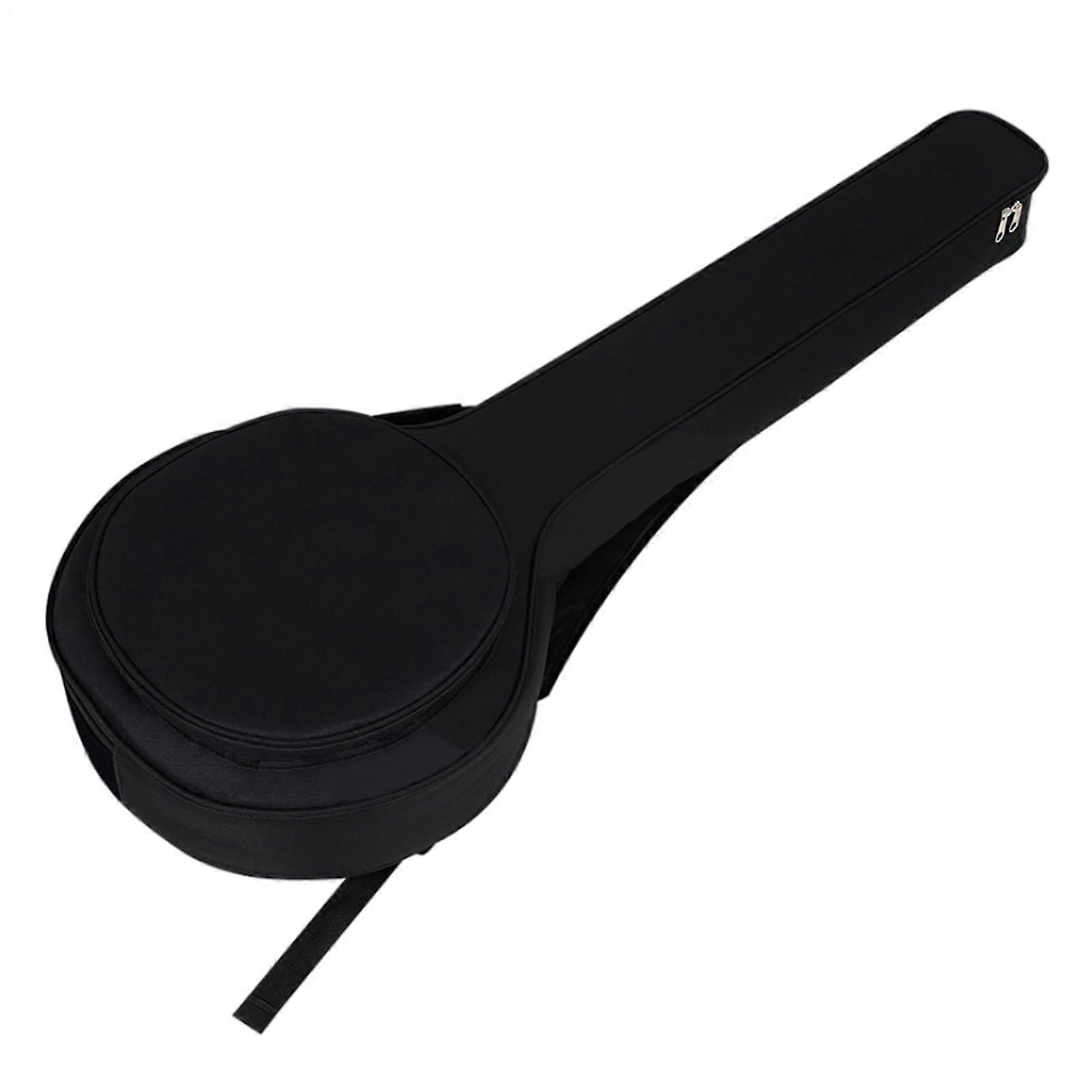 Banjo Case for 5 String with Waterproof Oxford Cloth, Padded Protection and Adjustable Shoulder Strap