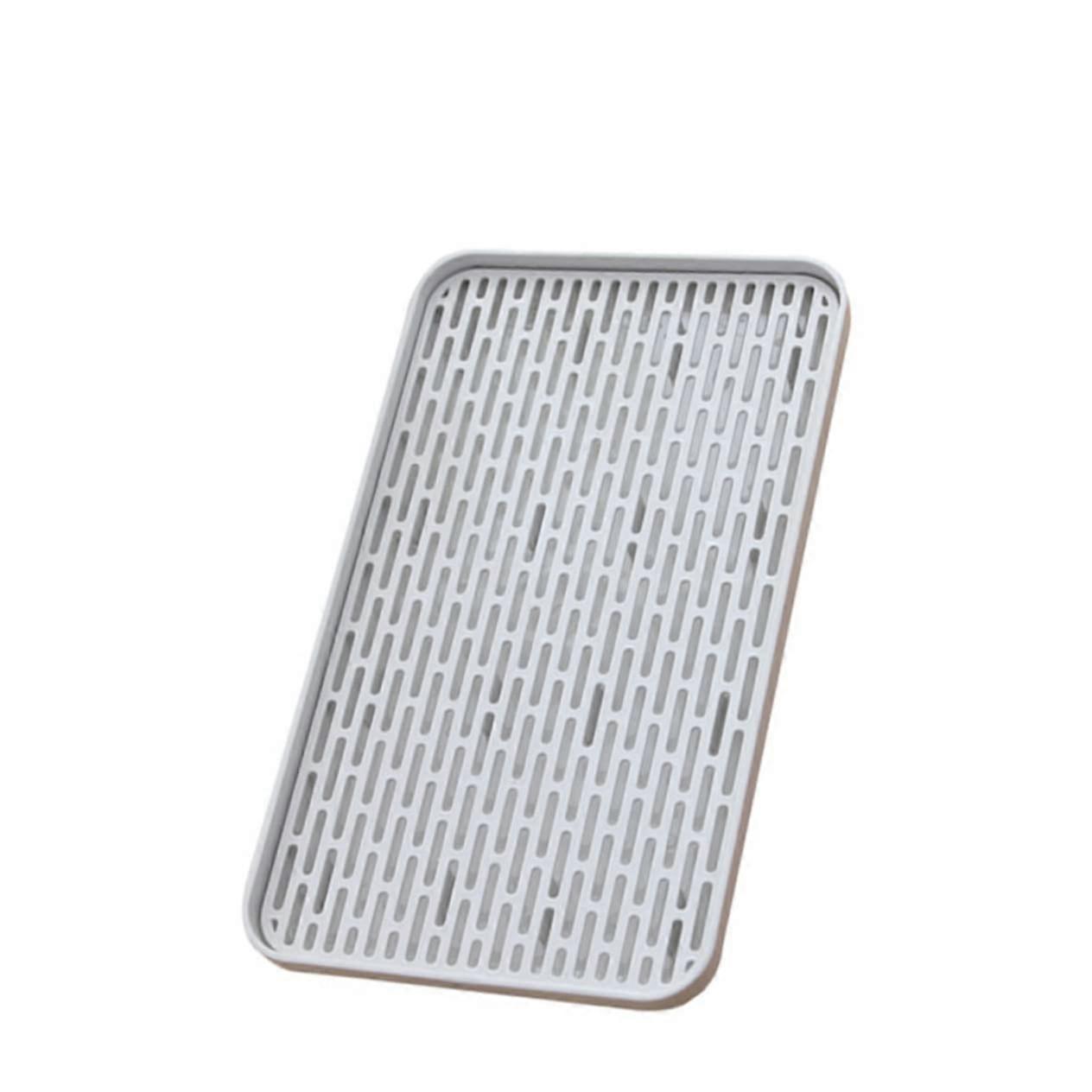 Compact 2Tier Dish and Bottle Drying Rack with Fast Drainage and SpaceSaving Countertop Design