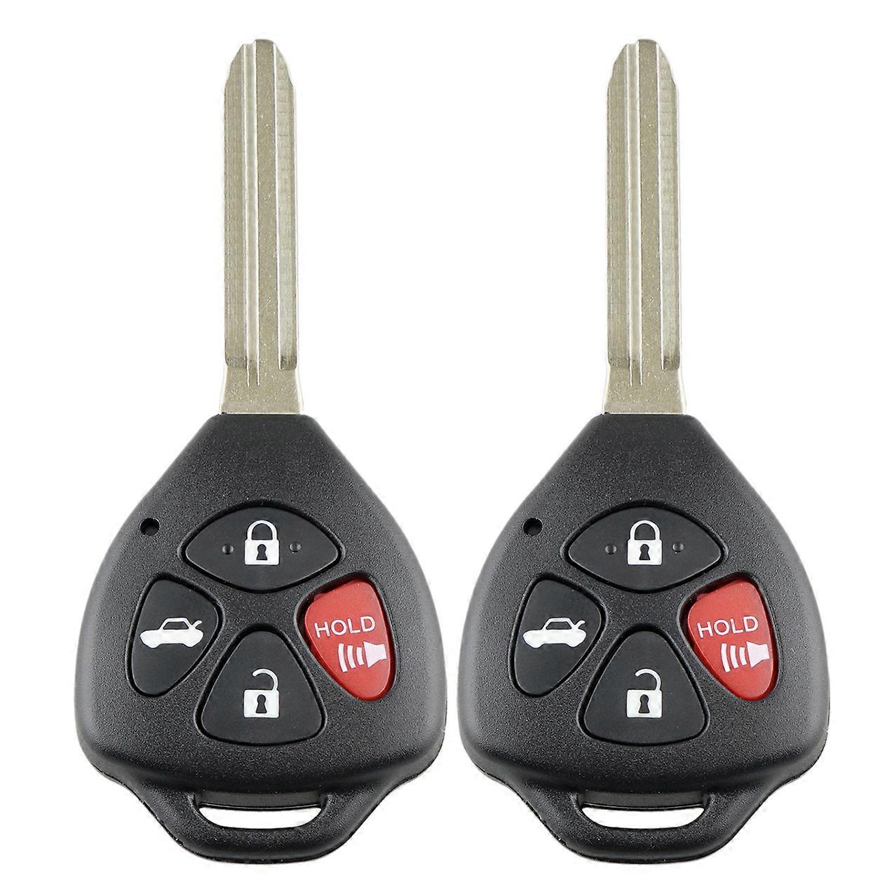 2 x Remote Car Key Fob Shell Case for 2007-2011 